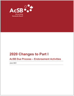 Cover Photo of the 2020 Changes to Part 1 of AcSB Due Process