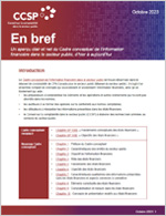 Vignette du document En bref : Un aperçu clair et net du Cadre conceptuel de l’information financière dans le secteur public, d’hier à aujourd’hui
